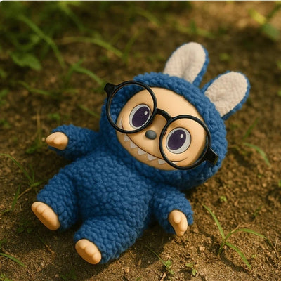 Labubu - Furry Bunny‑Monster with Removable Glasses