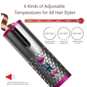 Cordless Automatc Curler