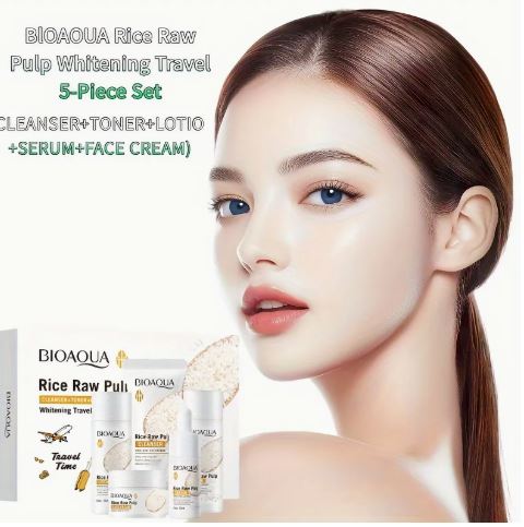 BIOAQUA - Rice Raw Pulp Rejuvenating Set