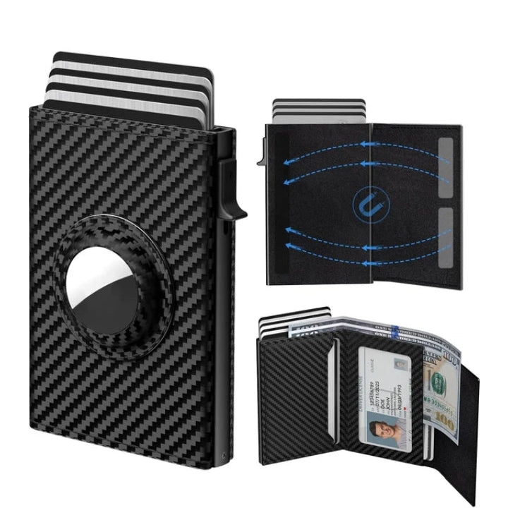 Men's Ultra-thin Smart Wallet Card Clamp