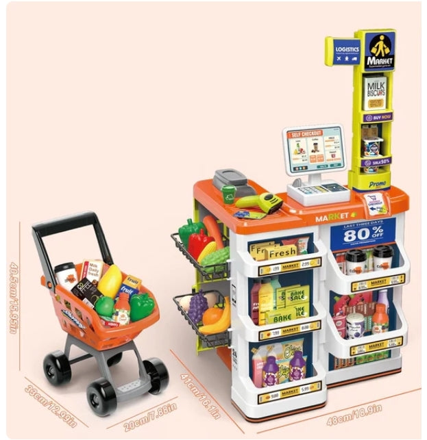 Supermarket Play Set for Kids