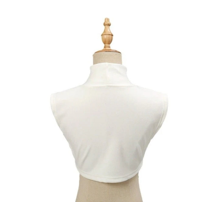Dralon Detachable Collar White Women's Fashion Soft