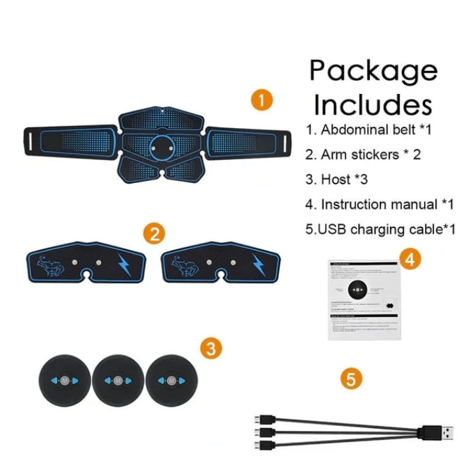 Abdominal Muscle Training with EMS Fitness Equipment