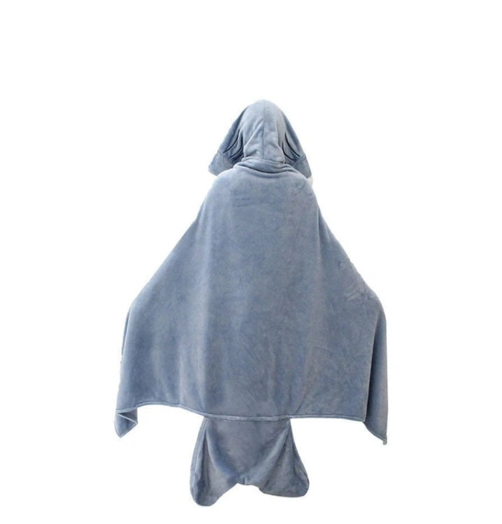 Cute Shark Sleeping Bag Shawl Cape Home
