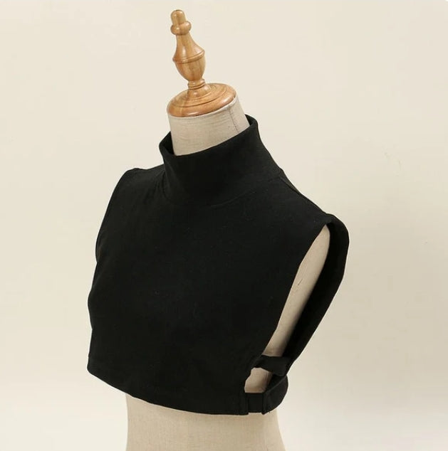 Dralon Detachable Collar White Women's Fashion Soft