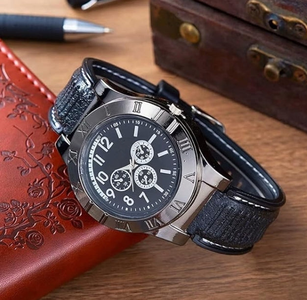 New Military USB Lighter Watch Men's