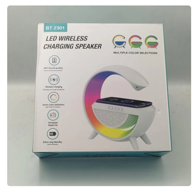 Led Wireless Charger Speaker