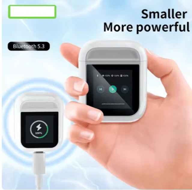 Smart LED Display Earbuds