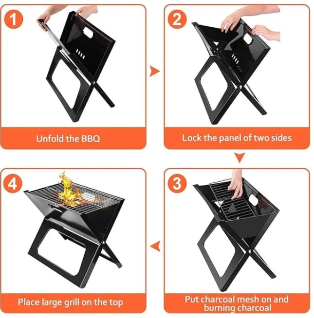 Foldable Charcoal Grill