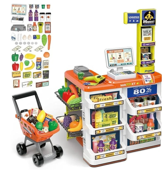 Supermarket Play Set for Kids
