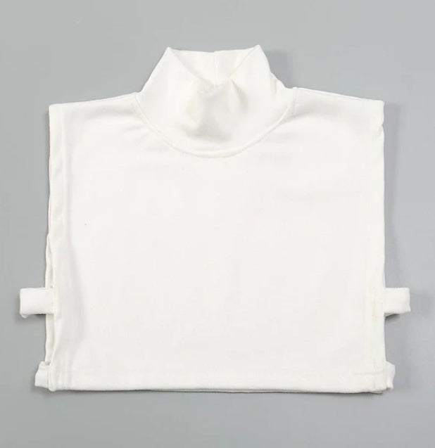 Dralon Detachable Collar White Women's Fashion Soft