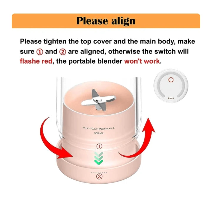 Portable Juicer Bottle
