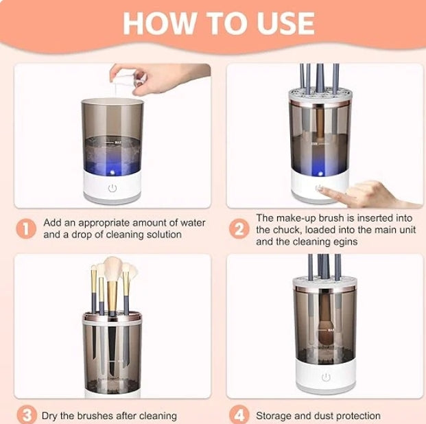 Makeup Brush Cleaner | Automatic Brush Cleaner | SOUQ AL KHALEEJ