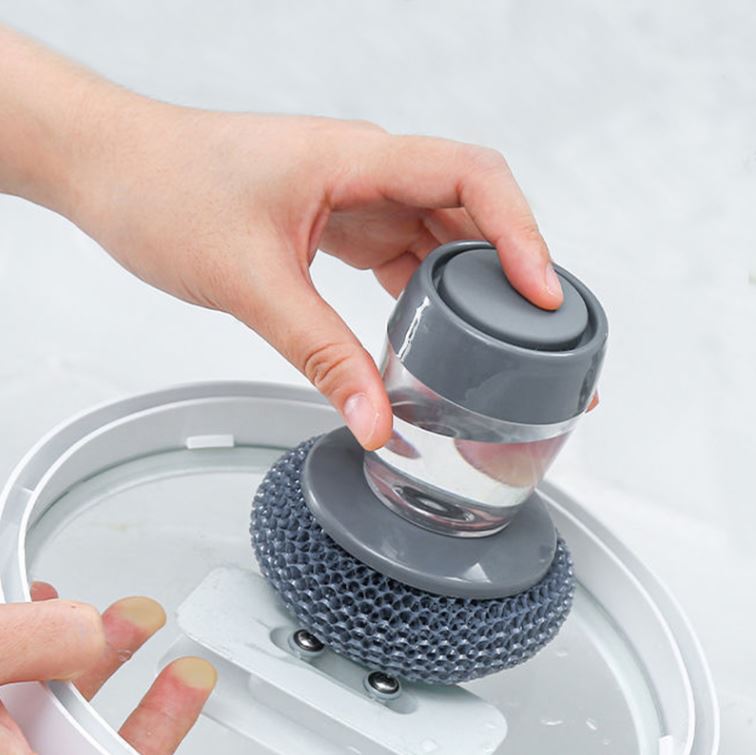 Liquid Adding Pot Washing Brush